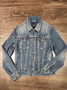 ❤️ GAP VINTAGE Y2K DENIM JEAN JACKET, LARGE